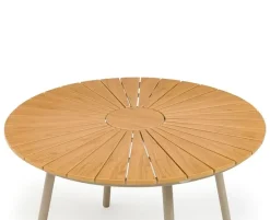 DaneLine Adam Nonwood Havemøbelsæt Ø110 cm - Latte