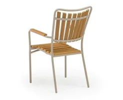 DaneLine Adam Nonwood Havemøbelsæt Ø110 cm - Latte
