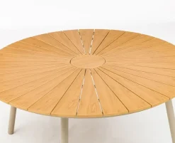 DaneLine Adam Nonwood Havemøbelsæt Ø150 cm - Latte