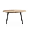DaneLine Eva Havebord Ø150 cm - Kerneteak / Grå