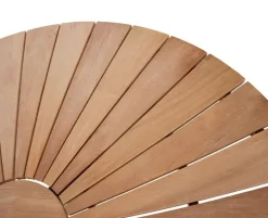 DaneLine Eva Havebord Ø130 cm - Kerneteak / Grå