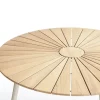 DaneLine Eva Havemøbelsæt m/4 stole - Ø110 cm - Kerneteak / Latte