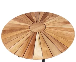 DaneLine Eva Havemøbelsæt Teak - Ø110 cm - Grå