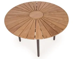 DaneLine Eva Havemøbelsæt Teak - Ø110 cm - Grå