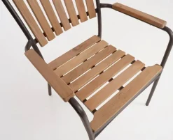 DaneLine Eva Havemøbelsæt Teak - Ø110 cm - Grå