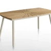 DaneLine Eva Ovalt Havebord 90x160 - Kerneteak / Latte