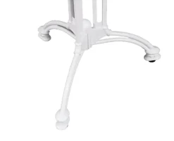 DaneLine Eva Teak Cafébord - Ø70 cm - Hvid