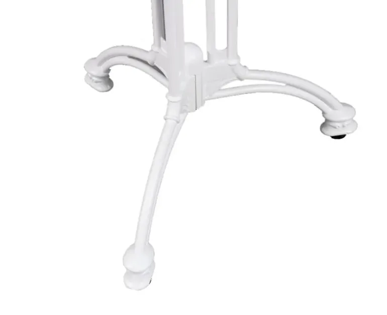 DaneLine Eva Teak Cafébord - Ø70 cm - Hvid