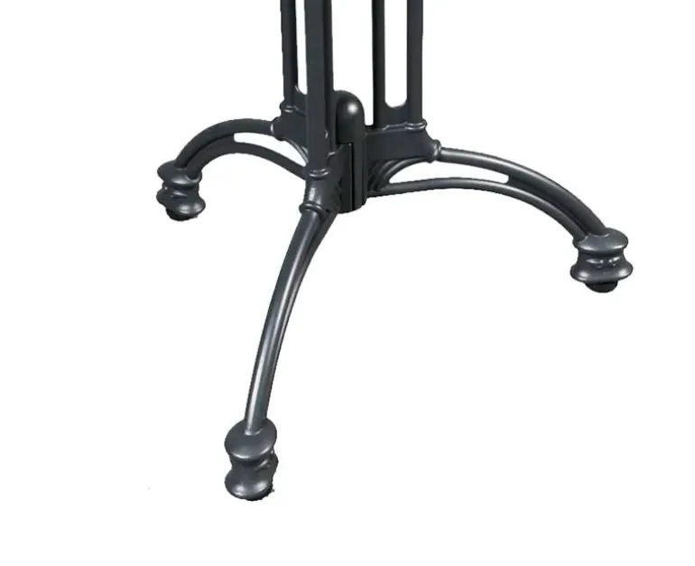 DaneLine Eva Teak Cafébord - Ø70 cm - Grå