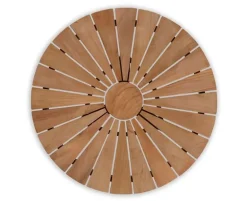 DaneLine Eva Teak Cafésæt - Ø70 cm - Grå