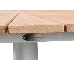 DaneLine Eva Teak Havemøbelsæt - Ø130 cm - Hvid