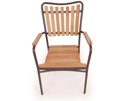 DaneLine Eva Teak Havemøbelsæt - Ø130 cm - Grå