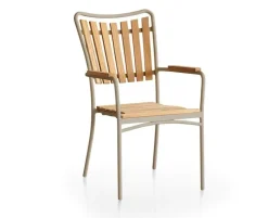 DaneLine Eva Teak Stabelstol - Latte