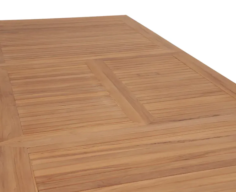 Dayton Havemøbelsæt 100x200/280 cm med 6 stabelstole