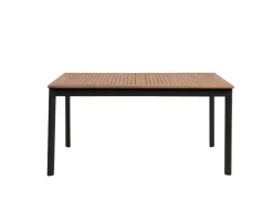 Dayton udtræksbord 100x150/200 cm - Mørk Grå / Kerneteak