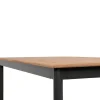Dayton udtræksbord 100x200/280 cm - Mørk Grå / Kerneteak