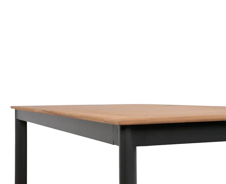 Dayton udtræksbord 100x200/280 cm - Mørk Grå / Kerneteak