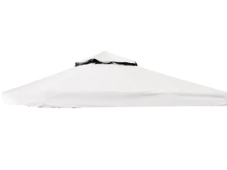 Ekstra tag til Luxus Pavillon 3x3 m - Hvid