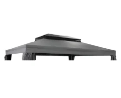 Ekstra tag til Pavillon 3x4 meter - Grå