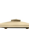 Ekstra tag til Pavillon 3x3 meter - Natur