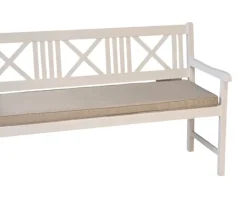 Elise 3 Personers Bænkhynde EASY DRY - Lys Sand/Grå Struktur