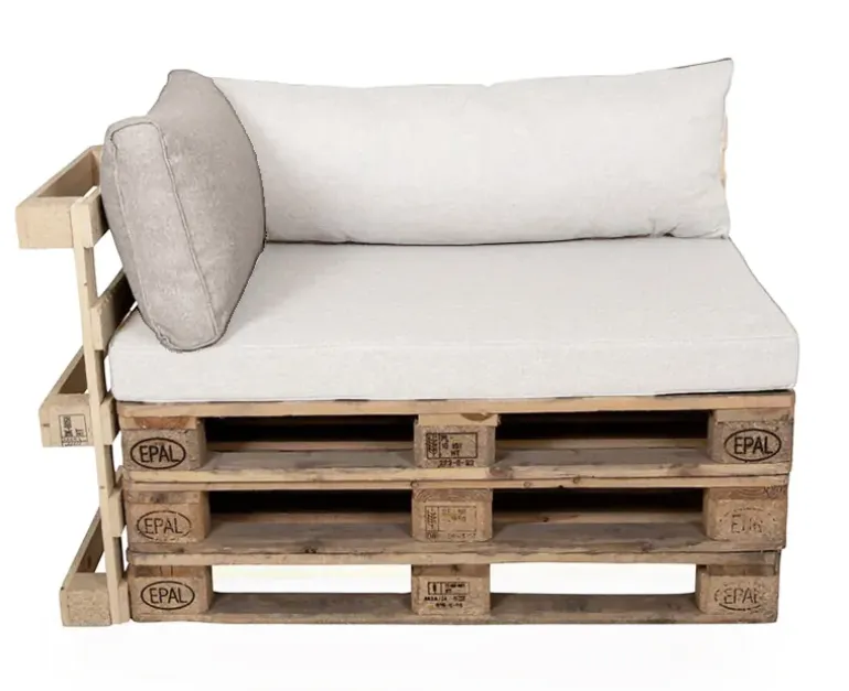 Elise Halvpalle Ryghynde 60 cm EASY DRY - Lys Sand/Grå Struktur
