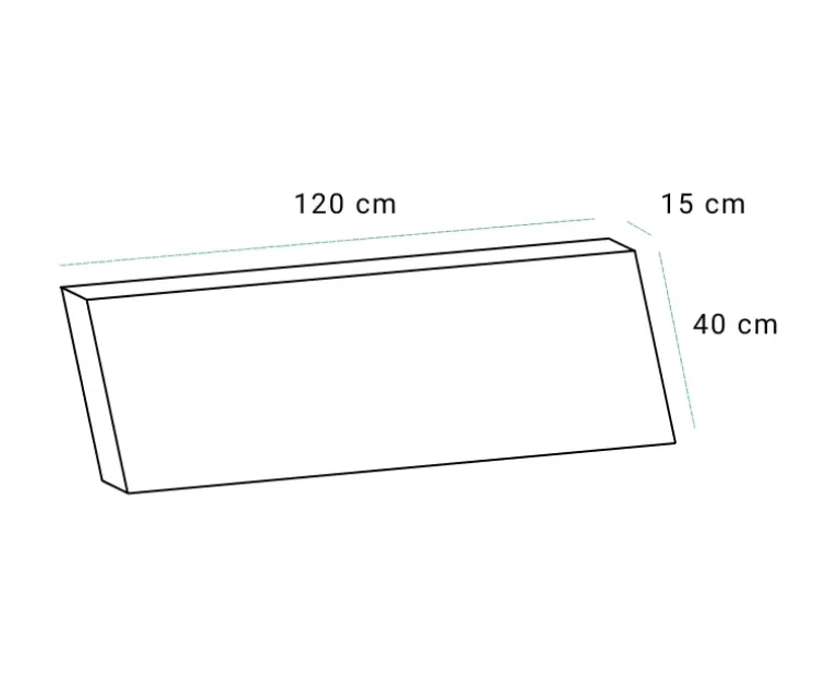 Elise Pallehynde Ryg 120 cm EASY DRY - Lys Sand/Grå Struktur
