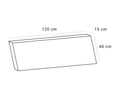 Elise Pallehynde Ryg 120 cm EASY DRY - Grå