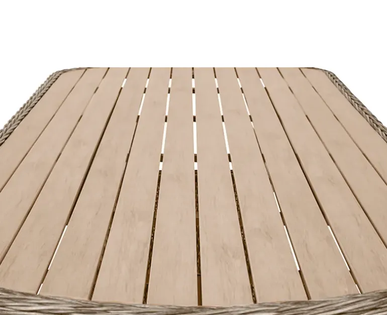 Enø Havemøbelsæt 90x165 med 4 stole - Mocca