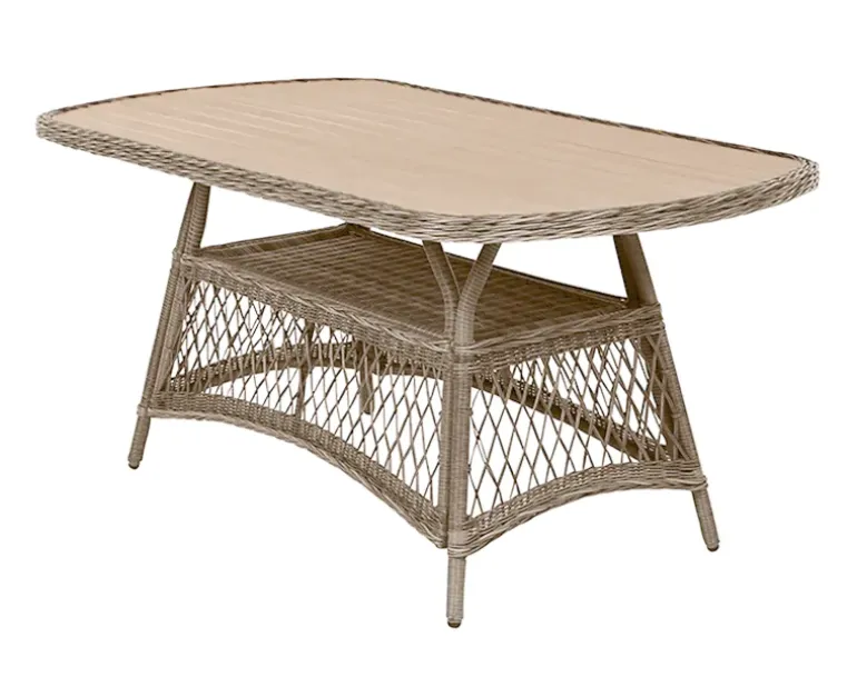 Enø Havemøbelsæt 90x165 med 4 stole - Mocca
