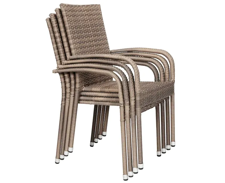Gine Luksus Stabelstol 2-line flet - Dusty