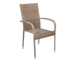 Gine Luksus Stabelstol 2-line flet - Dusty