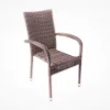 Gine Stabelstol 1/2 rund flet - Dusty