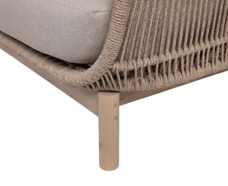 Helena 3-personers Havesofa - Lys Sand