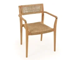 Hercules Manja Havemøbelsæt m/4 stole - 100x200 - Kerneteak