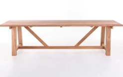 Hercules Manja Havemøbelsæt m/8 stole - 100x290 - Kerneteak