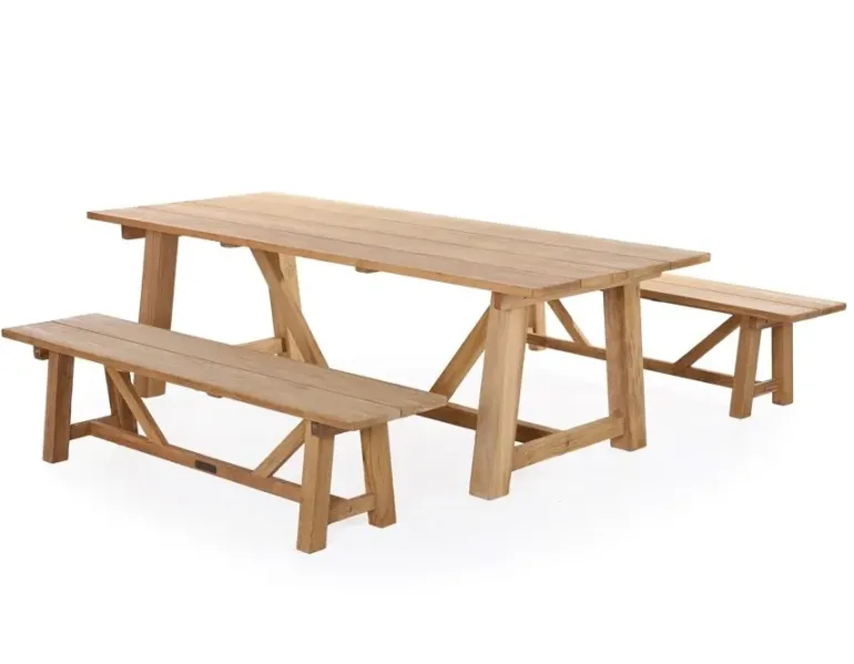 Hercules Plankebænk 240 cm - Kerneteak