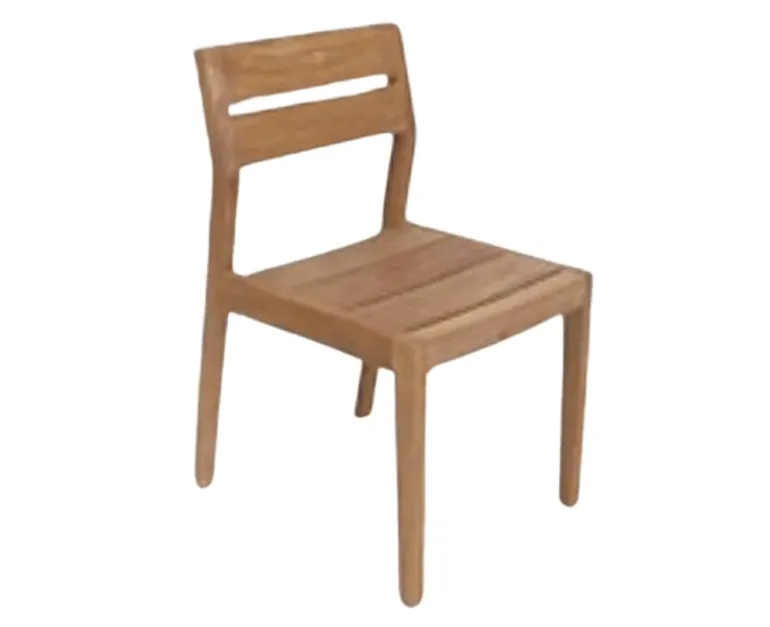 Hercules teak spisestol uden armlæn