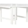 Hornbæk butterfly bord 65x130 - Hvid