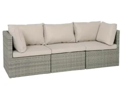 Isla 3-personers modulsofa inkl. EASY DRY hynder - Lys Grå