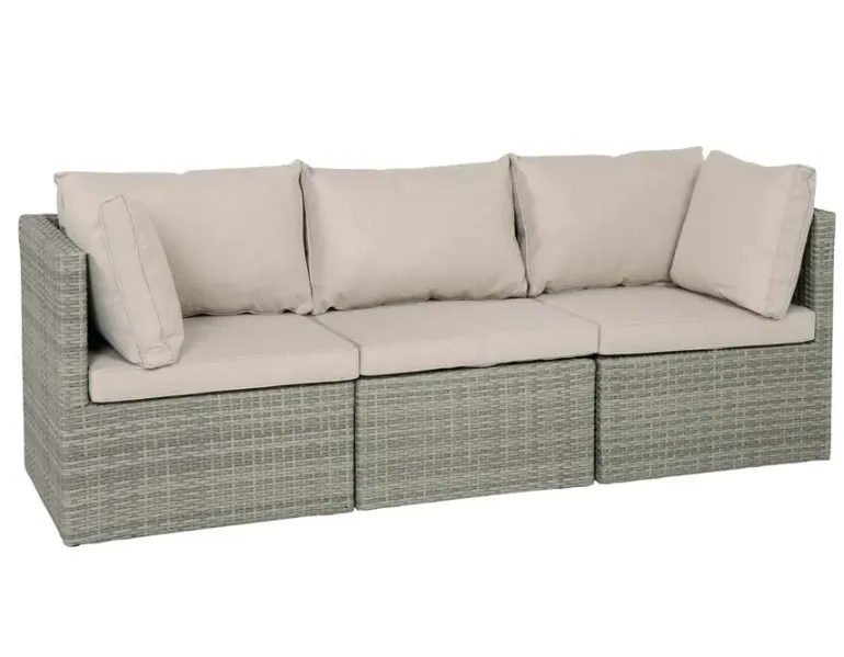 Isla 3-personers modulsofa inkl. EASY DRY hynder - Lys Grå