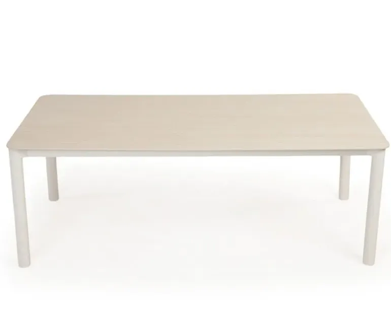 Karen Andrea Havemøbelsæt med 6 stole 99,50x210 cm - Gråhvid