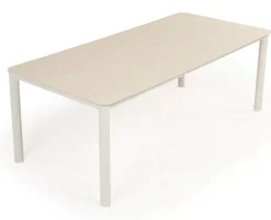 Karen Havebord 99,5 x 210 cm - Gråhvid