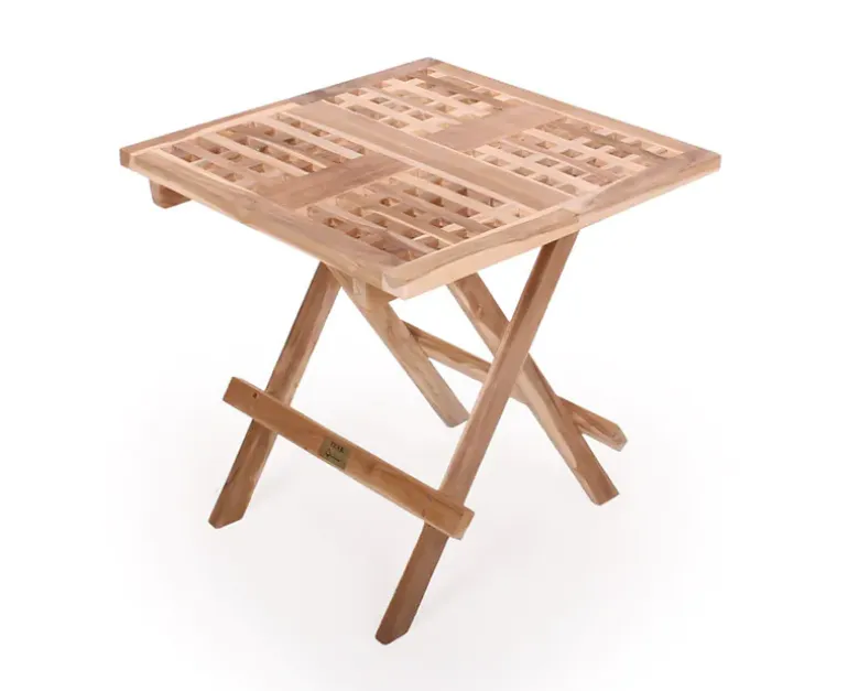 Klapbord 50x50 - Classic Teak