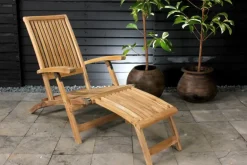 Lakos luksus Teak Dækstol
