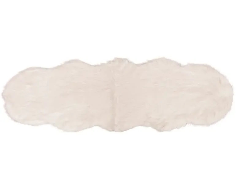 Lammeskind Imiteret 60x180 cm - Natur