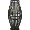 Lanterne Bamboo 21x38 cm Grøn