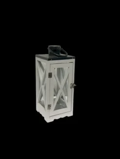 Lanterne 14,5x14,5x34,5 cm Hvid