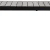 Liam Udtræksbord 100x205/275 cm alu/polywood sort/sort