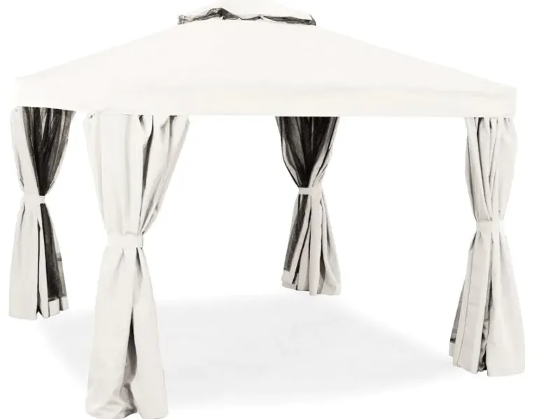 Luxus Pavillon 3x3 meter - Hvid